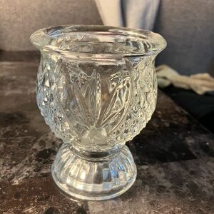 Elegant Clear Glass Vase